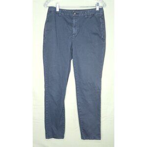Daily Ritual Dark Gray Charcoal Chino Pants Cotton Cotton Blend Women's Size 6